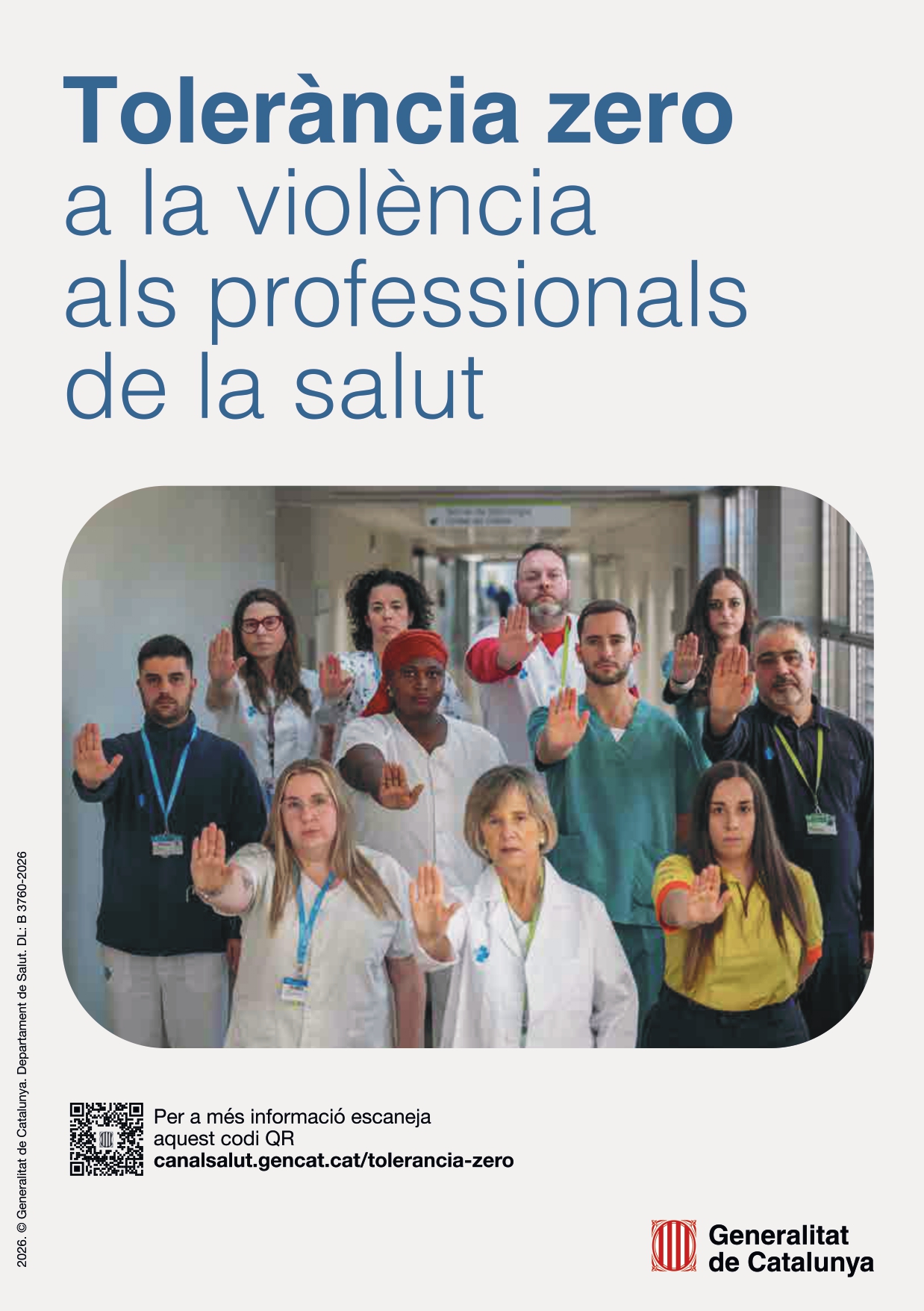 Campanya Violència Zero als professionals